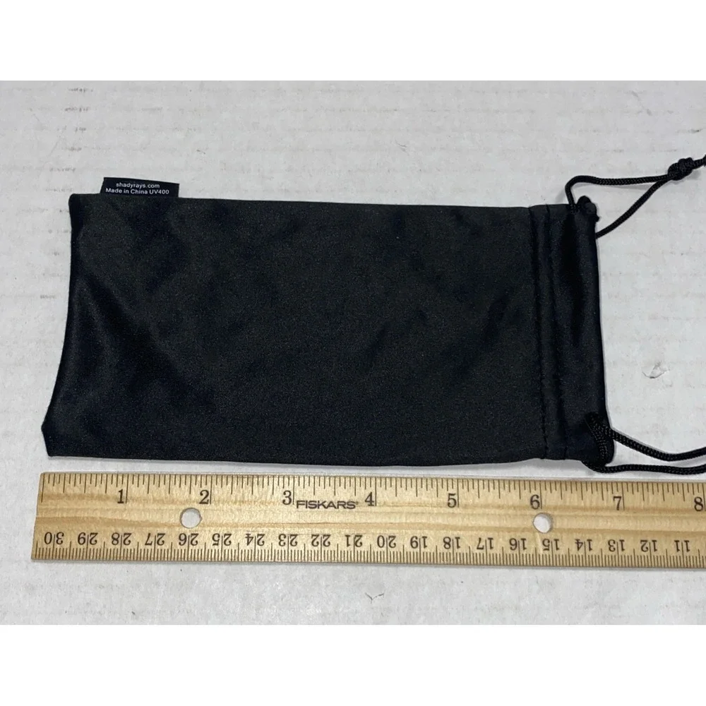 Shady Rays Sunglasses Eyeglasses Black‎ Soft Case Pouch Dust Protectors Qty 1